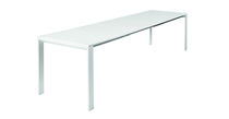 Table contemporaine / en métal / rectangulaire...