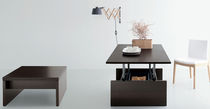 Table contemporaine / en bois / rectangulaire...