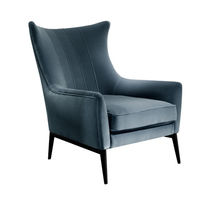 Fauteuil classique / en tissu / à oreilles
