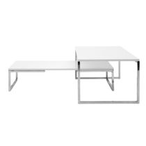 Table basse contemporaine / en acier / rectangulaire...