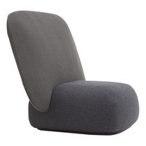 Chauffeuse contemporaine / en tissu / avec...