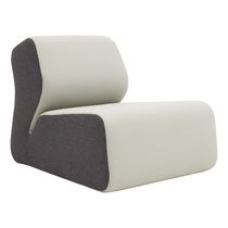 Chauffeuse contemporaine / en tissu / avec...