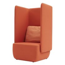 Fauteuil contemporain / en tissu / avec...