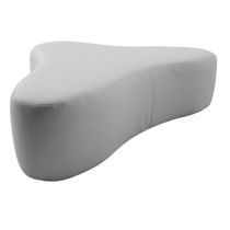 Pouf contemporain / en tissu / triangulaire...