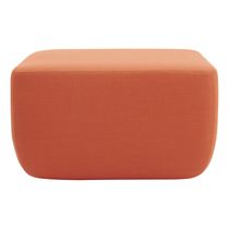 Pouf contemporain / en tissu / carré / rectangulaire