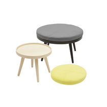 Table basse contemporaine / en noyer / en...
