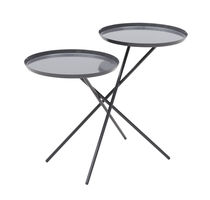 Table d'appoint contemporaine / en métal...