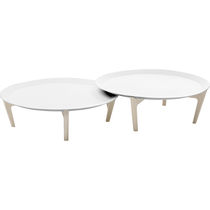 Table basse contemporaine / en frêne / en...