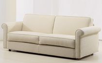Canapé lit / classique / beige / en tissu