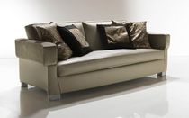 Canapé contemporain / marron / en tissu...