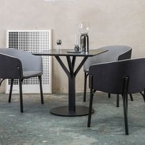 Table bistrot contemporaine / en placage...
