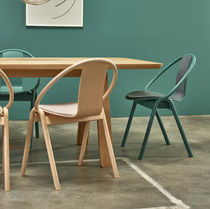 Chaise de salle à manger contemporaine /...
