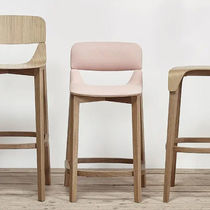 Chaise de bar contemporaine / en cuir /...