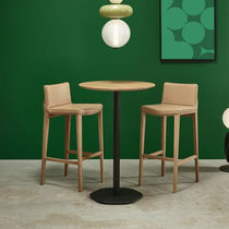 Chaise de bar contemporaine / en cuir /...