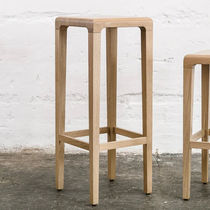 Tabouret de bar contemporain / en chêne...