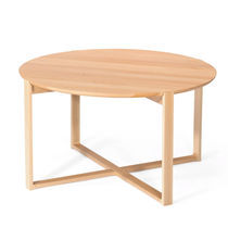 Table basse contemporaine / en hêtre / en...