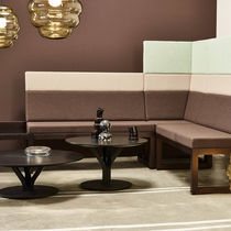 Table basse contemporaine / en placage de...