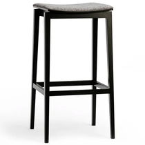 Tabouret de bar contemporain / en cuir /...