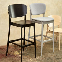 Chaise de bar contemporaine / en tissu /...