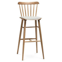 Chaise de bar contemporaine / en cuir /...