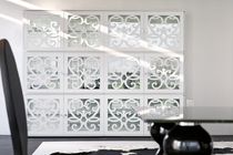 Buffet haut / contemporain / face en verre...