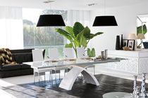 Table à manger contemporaine / en bois /...