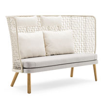 Canapé contemporain / d'extérieur / en tissu...