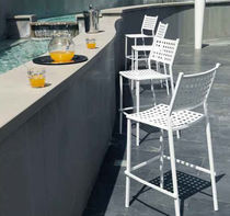 Chaise de bar contemporaine / en métal /...