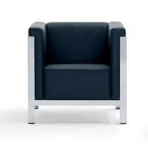 Fauteuil visiteur contemporain / en polyuréthane...