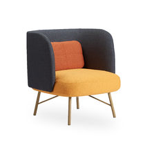 Fauteuil contemporain / en tissu / en cuir...