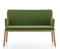 Banquette haute / contemporaine / en tissu...