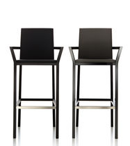 Chaise de bar contemporaine / tapissée /...