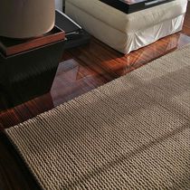 Tapis contemporain / uni / en coton / rectangulaire