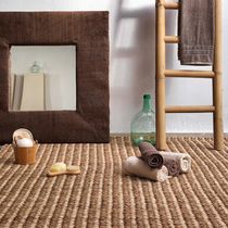 Tapis contemporain / uni / en fibre d'abaca...