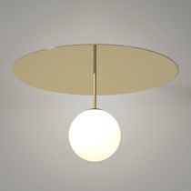 Plafonnier contemporain / rond / en verre...