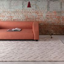 Tapis contemporain / géométrique / en laine...