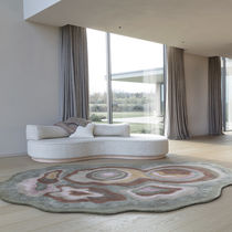 Tapis contemporain / à motif / en laine...