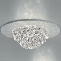 Plafonnier contemporain / rond / en cristal...