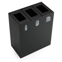 Poubelle publique / en îlot / en acier peint...