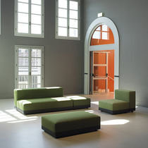 Canapé modulable / contemporain / gris /...