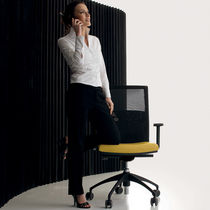 Fauteuil de bureau contemporain / en tissu...