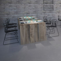 Chaise contemporaine / en acier / contract...