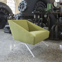 Fauteuil visiteur contemporain / en tissu...