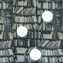 Suspension / contemporaine / en acier inoxydable...