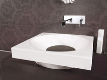 Vasque à poser / en Solid Surface / carrée...