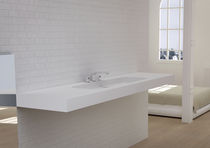 Vasque suspendue / en Solid Surface / avec...