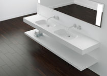 Vasque suspendue / en Solid Surface / rectangulaire...