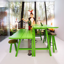 Table de pique-nique contemporaine / en...