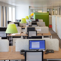 Séparateur de bureau sur bureau / en tissu...