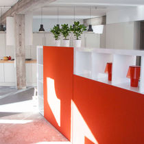 Panneau acoustique mural / en tissu / coloré...